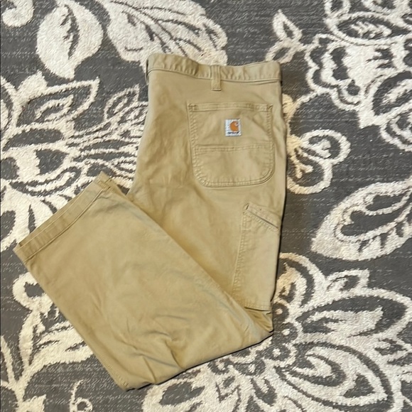 Carhartt Men's Tan Work Pants size 44x30 - Picture 1 of 5